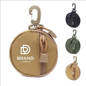 Portable Tactical Coin Purse with Carabiner